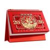 Chinese Style New Year Calendar Traditional Standing Flip Calendar  Daily Planning