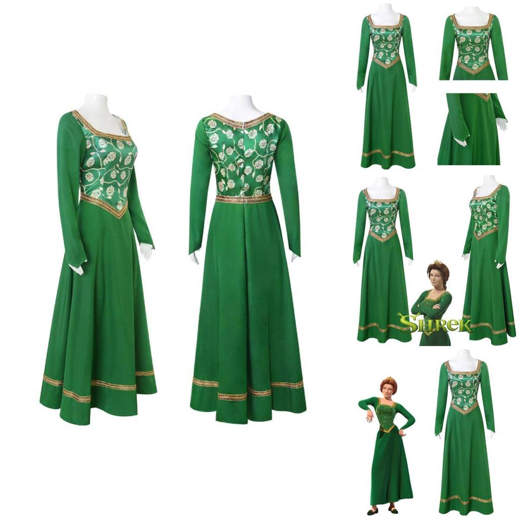Shrek Princess Fiona Costume For Halloween Cosplay