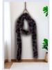 Narrow Korean-Style Women's Winter Leopard Snood: Fluffy Rex Rabbit Fur Imitation Scarf