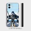 Cool Pilot F-22 Fighter Phone Case For iPhone 17 16,15,14,13,12,11,Pro,XS,Max,XR,Plus,Mini Soft Silicone Black Shockproof