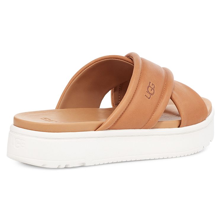 UGG Comfortable Casual Rubber Sole Slide Sandals Women Sandals Brown 1128635-TLTH