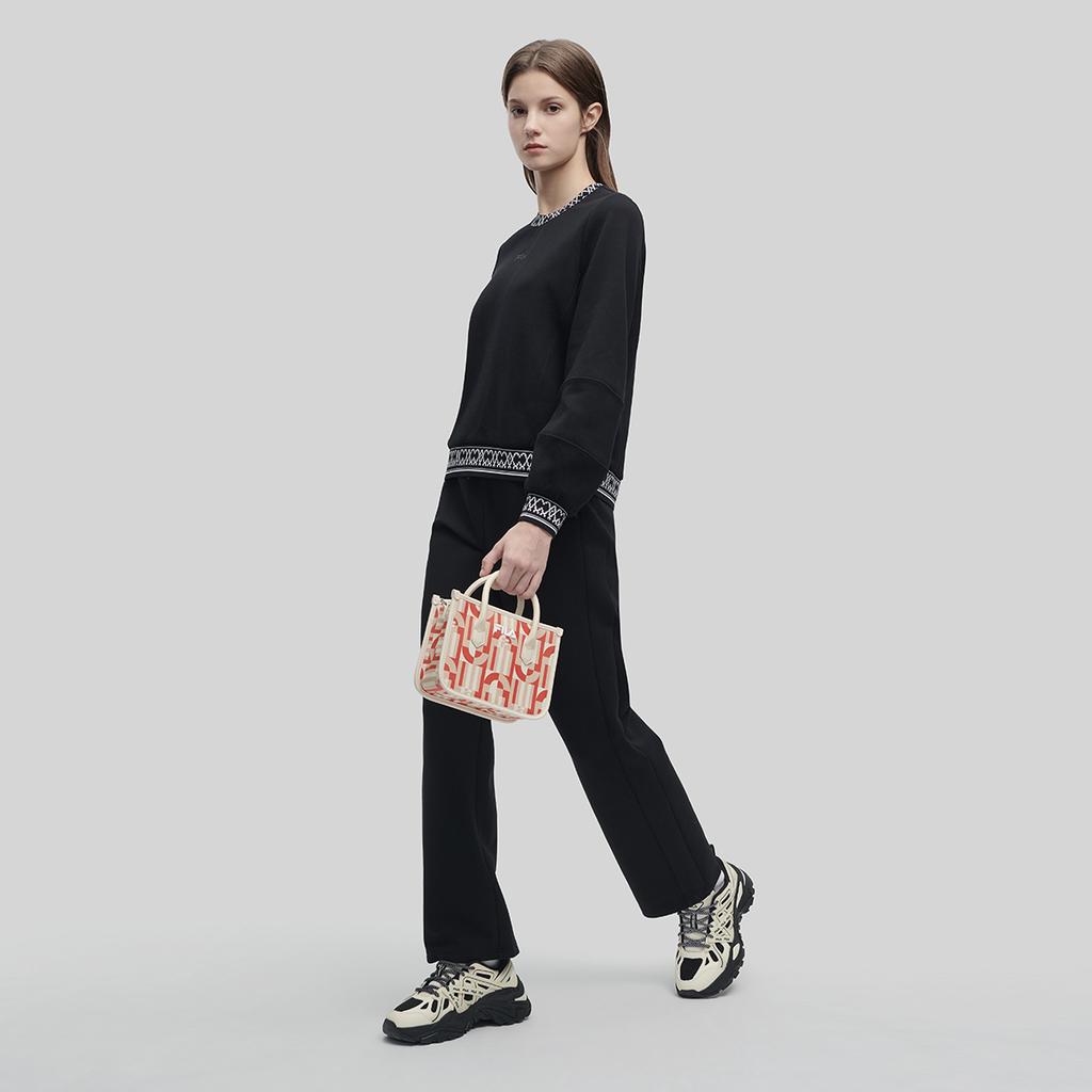 New FILA Casual Pants Women's Jet Black F11W344602FBK