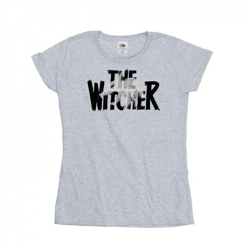 Netflix Womens/Ladies The Witcher Wolfhead Witcher Cotton T-Shirt