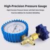 Pressure Gauge Suitable For R22 And R134a Air Conditioner Refrigerant Charging Valve Automobile Fluoride Meter Valve Refrigerant