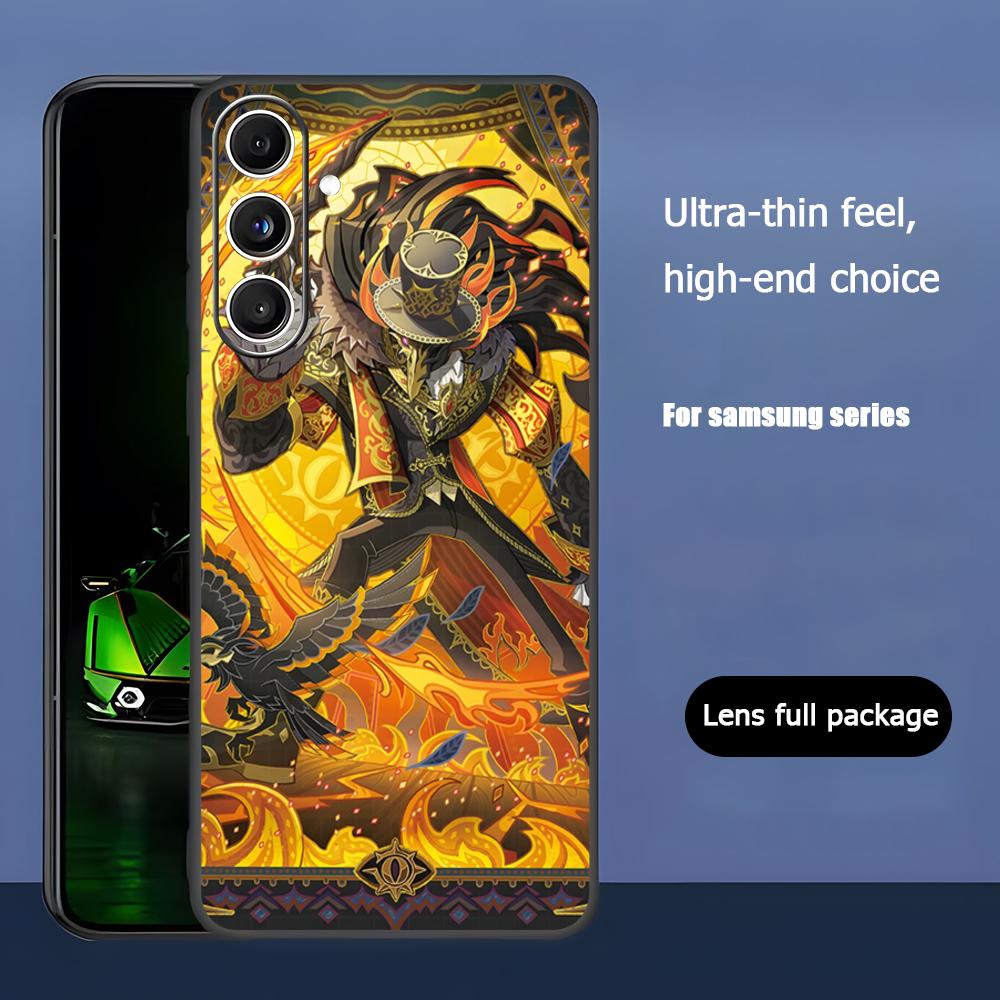 

Identity V Gothic Game Cool Phone Case For Samsung Galaxy S25 S24 S23 S22 S21 S20 Plus Ultra Note20 Soft Black Galaxy S21+ 5G