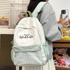 Schoolbag1011 high value fashion lightweight campus backpack large capacity simple versatile student durable backpack