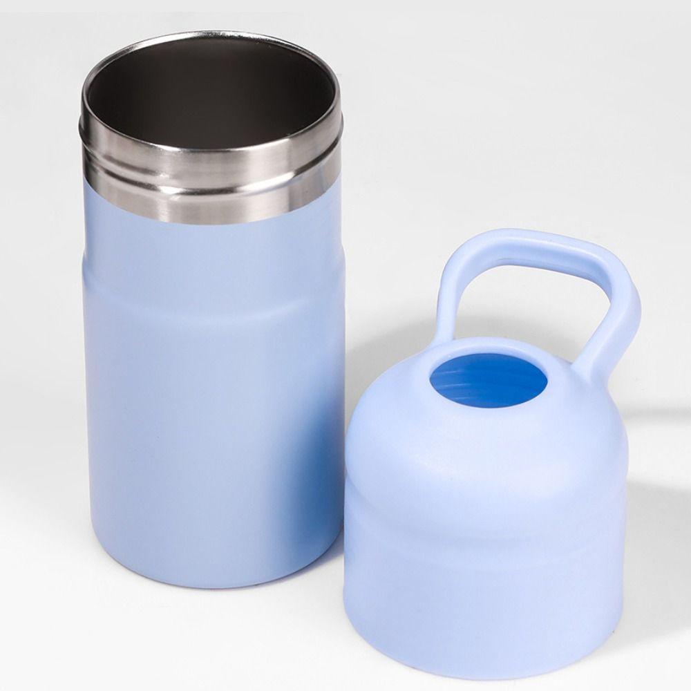 Stainless Steel Beverage Bottle Cooler Double Wall 600ml Beer Bottle Cold Keeper Vacuum Non-slip Bottom Bottle Cover Car