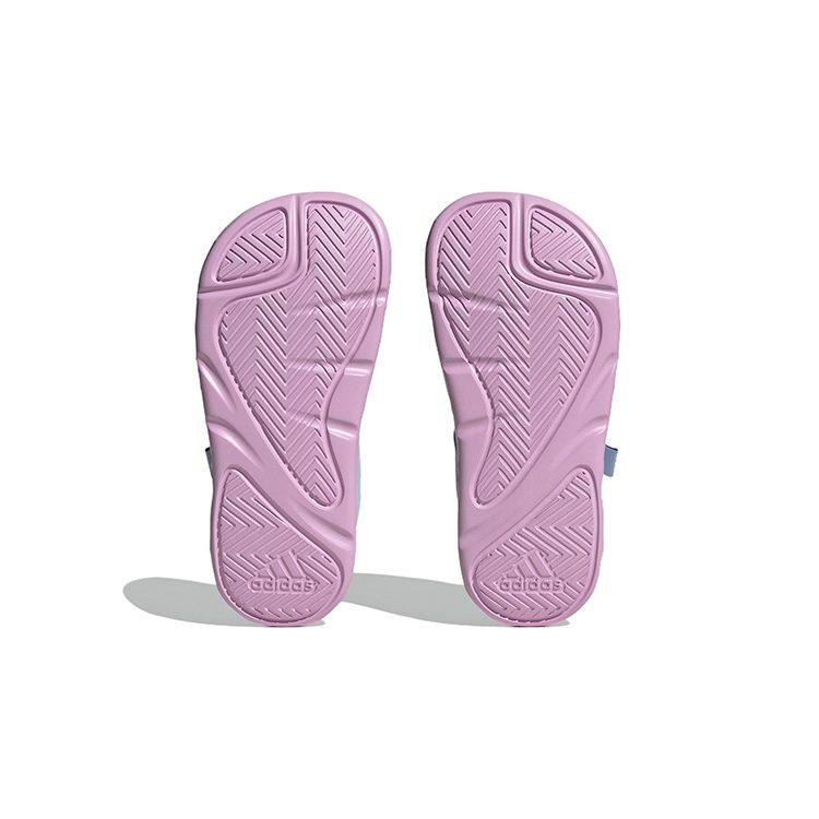 adidas Duramo Sandals Slides Comfortable Slip Resistant Abrasion Resistant Children's Sandals Blue Pink Kids' HP5834
