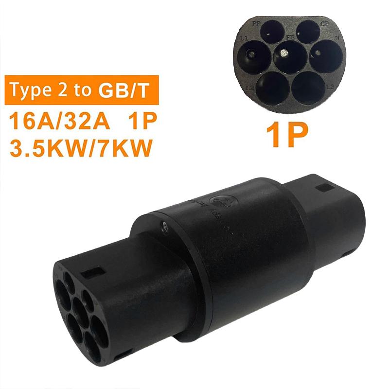 Type 2 To GBT EV Charger Adapter Adapter EV Charger Durable Versatile Convenient