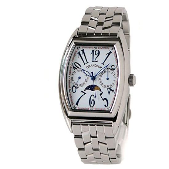 

[GRANDEUR] Мужские часы Grandeur Japanese Tonneau Moon Phase JGR002W1