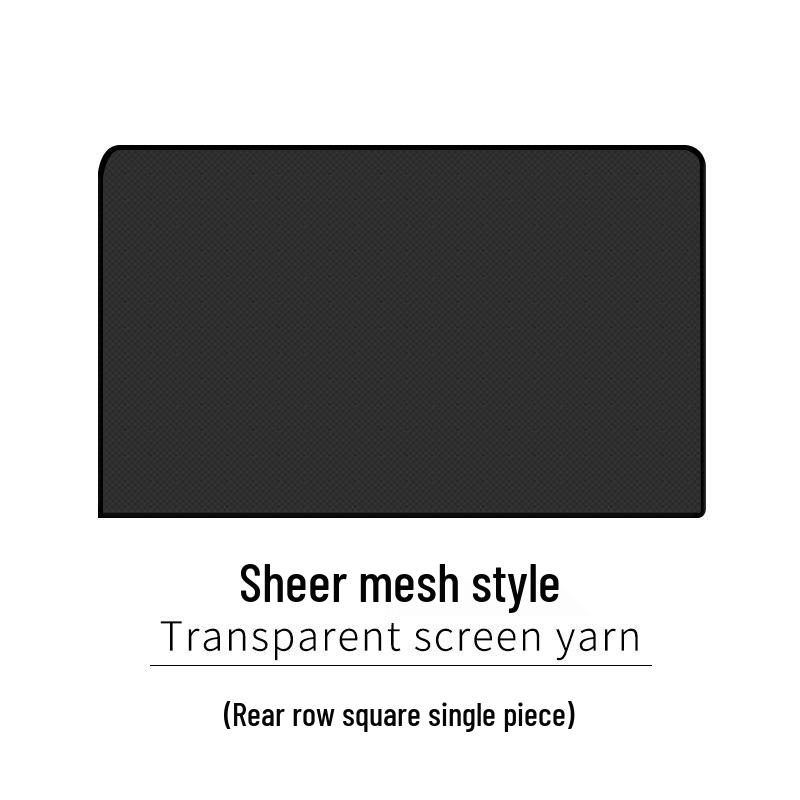 Magnetic Mesh Car Window Sunshade: Mosquito-Proof, Heat-Insulating Side Screen