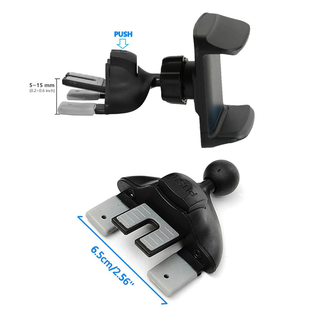 Xnyocn Universal Car Phone Holder CD Slot Stand Mount 360 Rotation Mobile Phone Holder Stand for iphone 8 XR XS Samsung Xiaomi