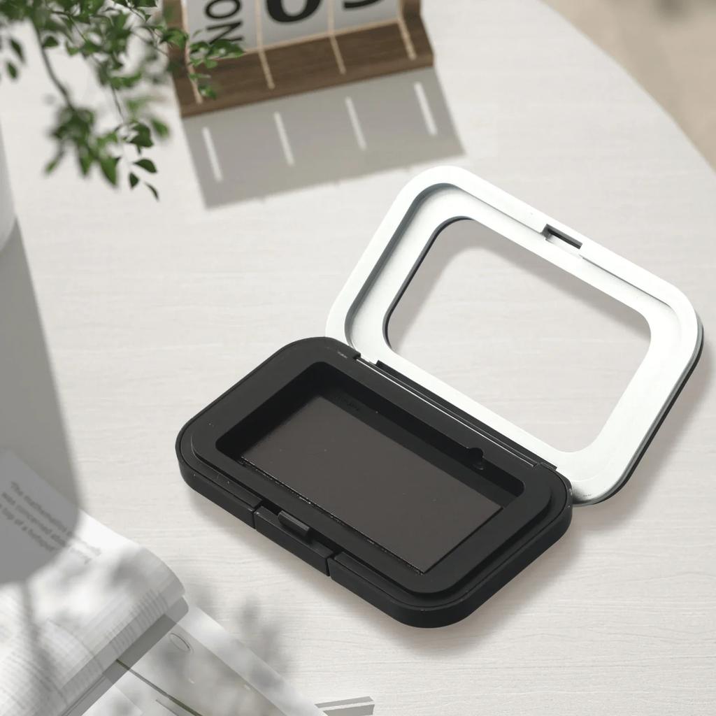 Black Rectangle Sewing Needle Storage Case Magnetic Embroidery Needles Holder Buttons Pins Workbox Box For Tool Accessories