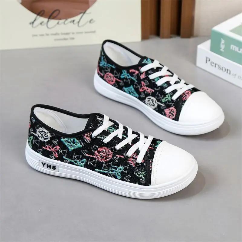 Spring and Autumn New Classic Versatile Women's Canvas Shoes Trend Flat Bottom Student Casual Sports Shoes sneakers