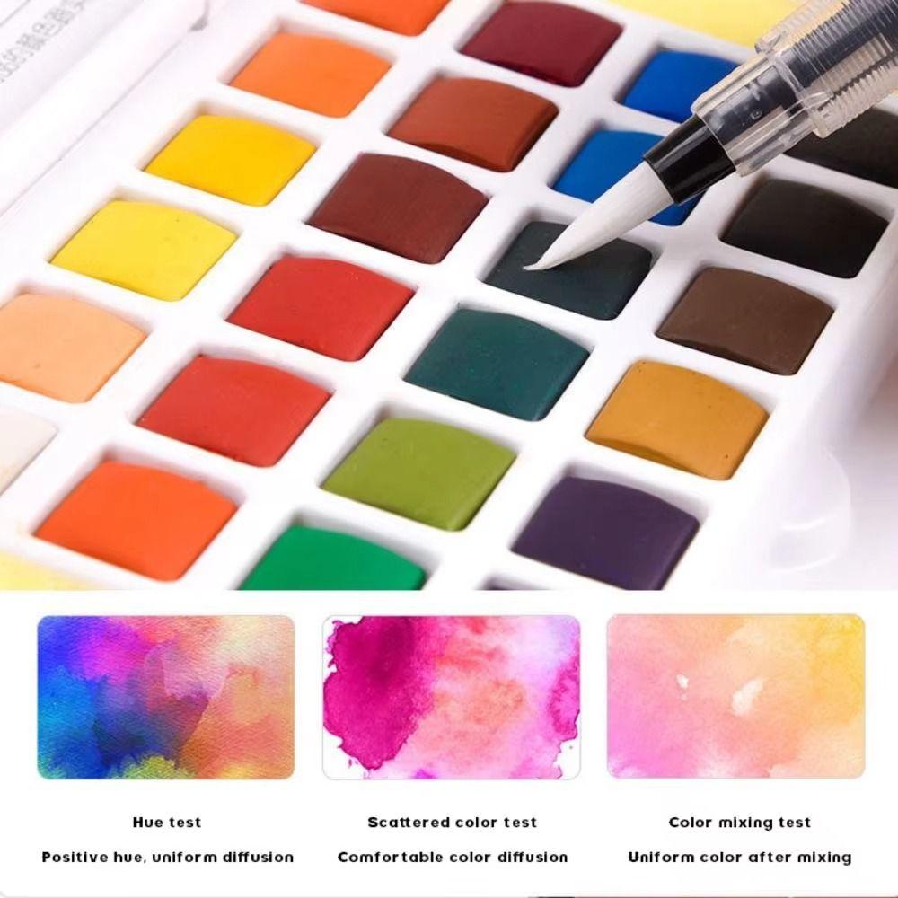 Portable Watercolor Pigment Kit Professional DIY Painting Watercolor Kit  Art Supplies