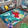 New Shelves! Little Mermaid Ariel Princess Carpet, Living Room Bedroom Office Area Kid's Room of Choice,Non-slip Mat Potdemiel