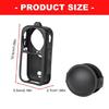 Black Camera Body Sleeve for X6 with Front and Rear Lens Covers, for Independent Removal and Camera Access