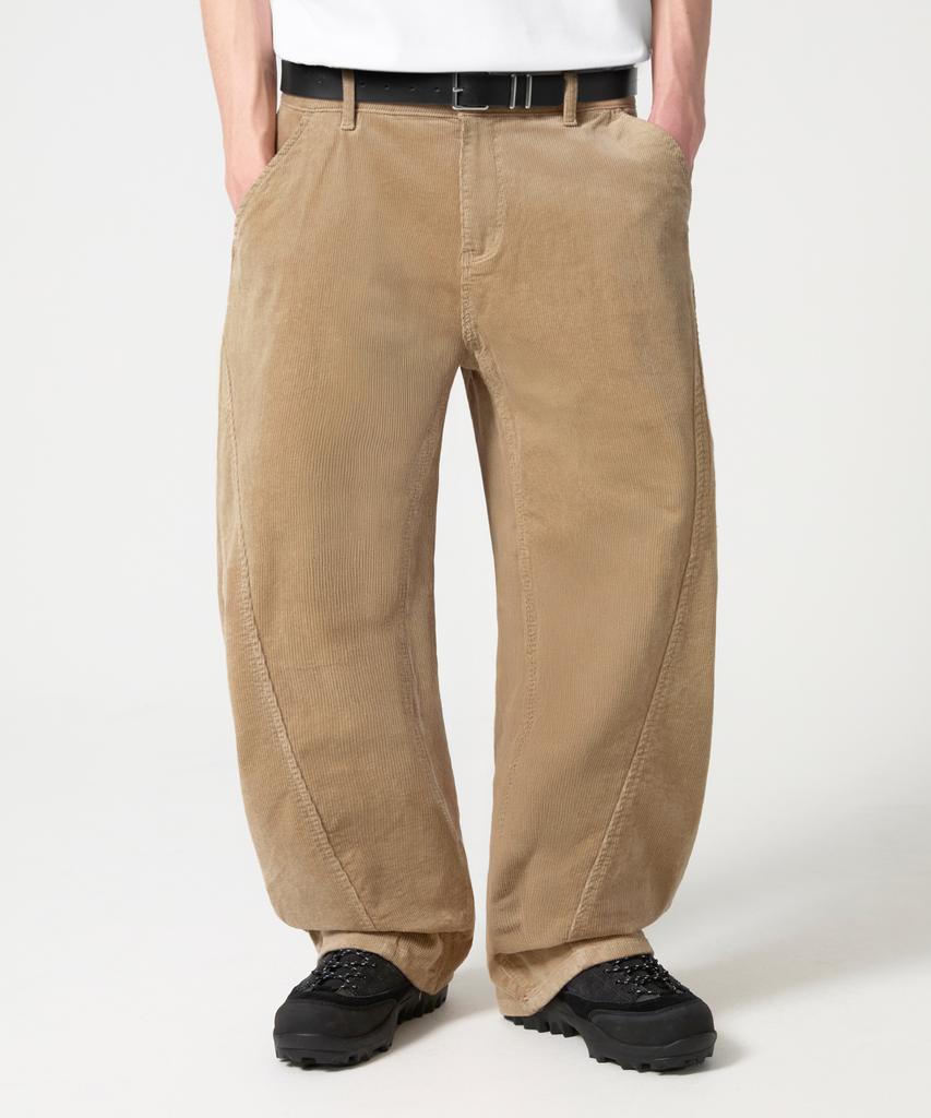 TRILLION Curved Fit Wide Corduroy Pants_4 Colors