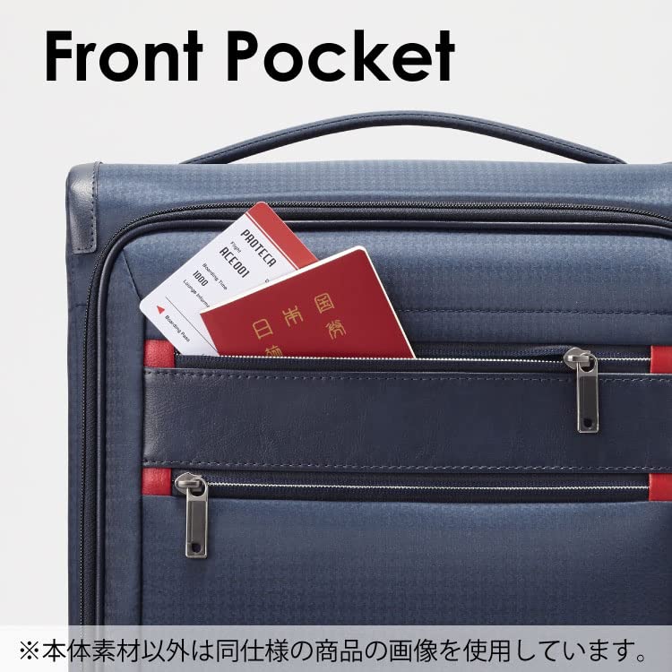 Proteca Feena RF Soft Made In Coin Locker Caster Stopper Case, Japan, Size, No. 12821, 18L, 1-2 Nights, 1.8kg,