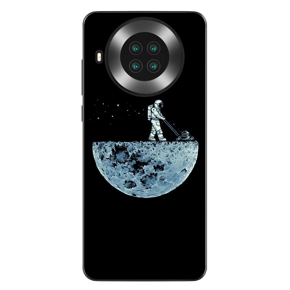 I Am Alone Phone Case For Cubot Note 20 20 Pro 2020 6.5 Inch Bags Fashion Luxury Color Cartoon Printed Paint Mobile