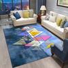 Modern Minimalist Geometric Triangle Area Rug Living Room Bedroom Office Non-Slip Floor Mat Washable