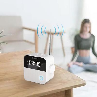 SMARTCUCKOO Radio Réveil Intelligent Bruit Blanc Capteur de Température et d'Humidité Voix Personnelle Médication Rappel à Distance WIFI AM/FM - Rappel. iOS / Android