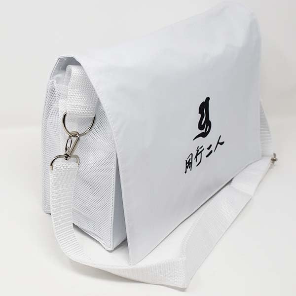 Sanya Fukuro Waterproof Bag with Water-Repellent Finish, Zutta Bag with Lettering, Water-Repellent, and Pockets, Perfect for Pilgrims