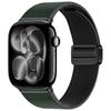 Silicone+Leather Strap for Apple Watch 11 10 42mm 46mm Ultra 3 49mm Magnetic Bracelet iWatch 9 8 7 6 5 SE3 45/41mm 40/44mm Band