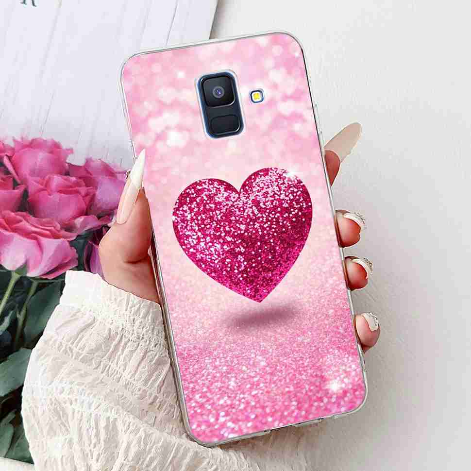 For Samsung Galaxy A6 2018 5.6" Case SM-A600F Soft Silicone TPU Cover For Samsung a6 A6 2018 SM-A600FN New Butterfly Phone Cases