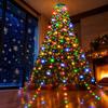 Christmas Tree Topper Light with and Star, Multicolor Cascading Lights, Low Voltage Tree Decoration