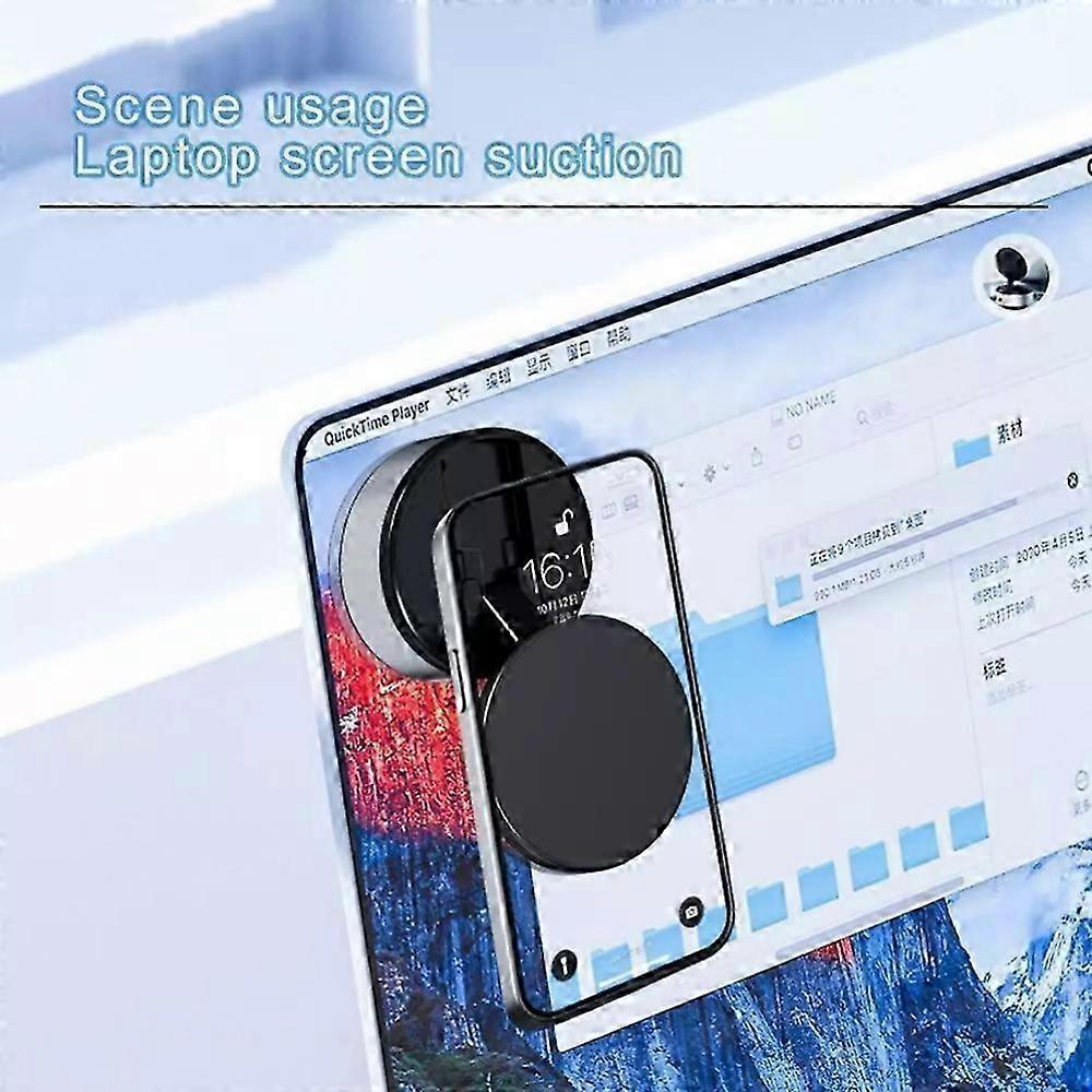 Electric Vacuum Magnetic Suction Car Phone Mount 360° Rotation Holder