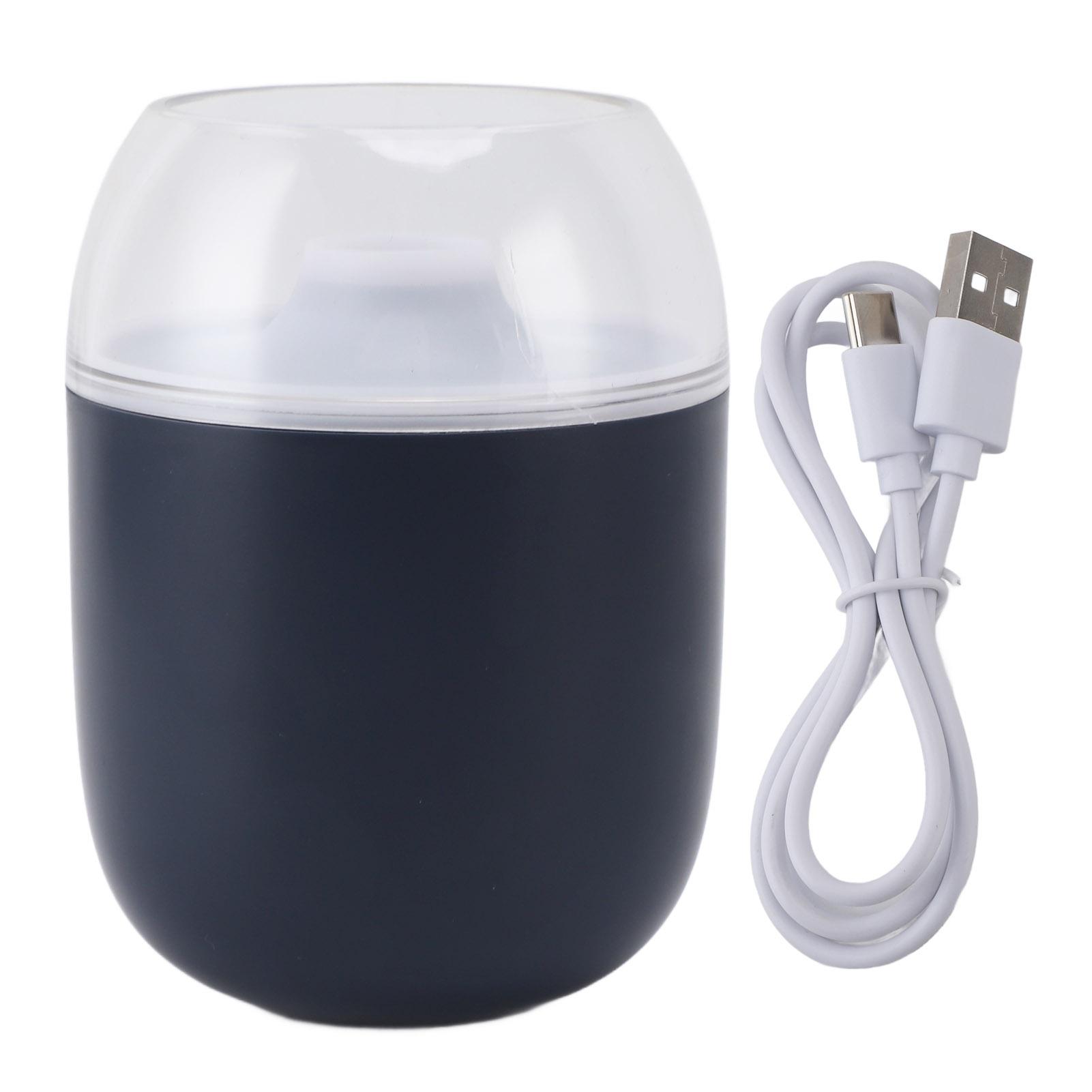 Настольный увлажнитель воздуха, портативный прохладный туман, тихий USB-персональный увлажнитель воздуха для офиса, путешествий, спальни, общежития Blue