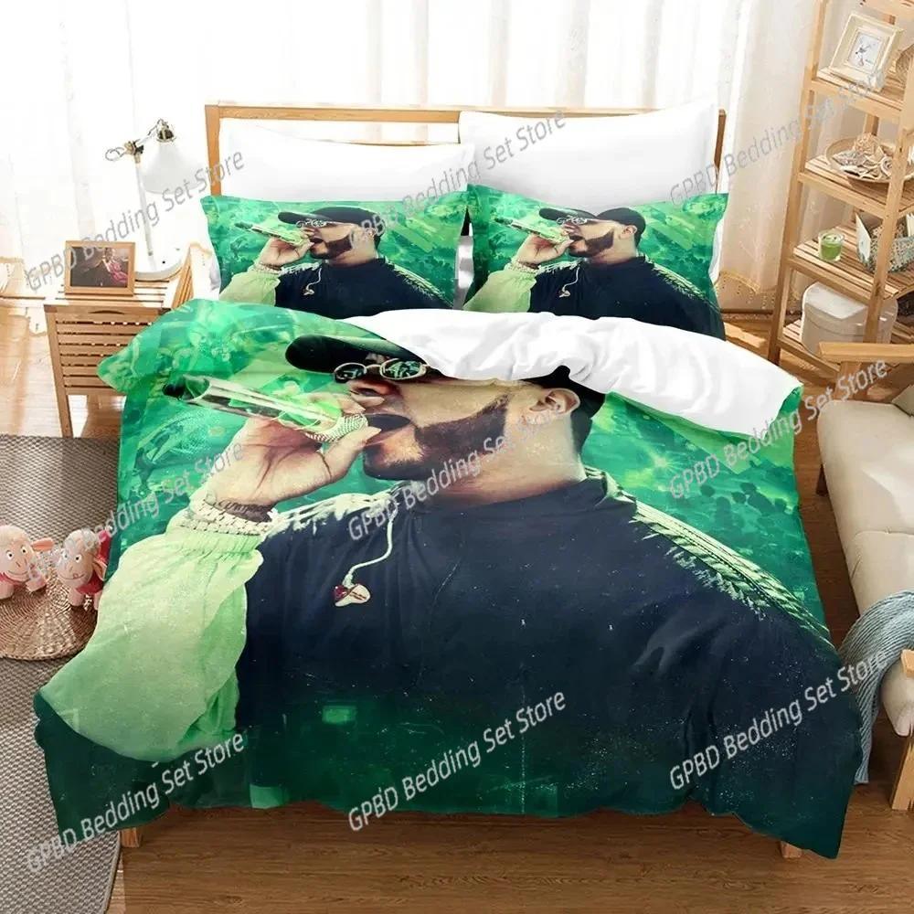 3D Print Anuel Aa Real Hasta La Bedding Set 3D Printed Suitable For Bedroom Duvet Cover Set With Pillowcases Kids Home Textile