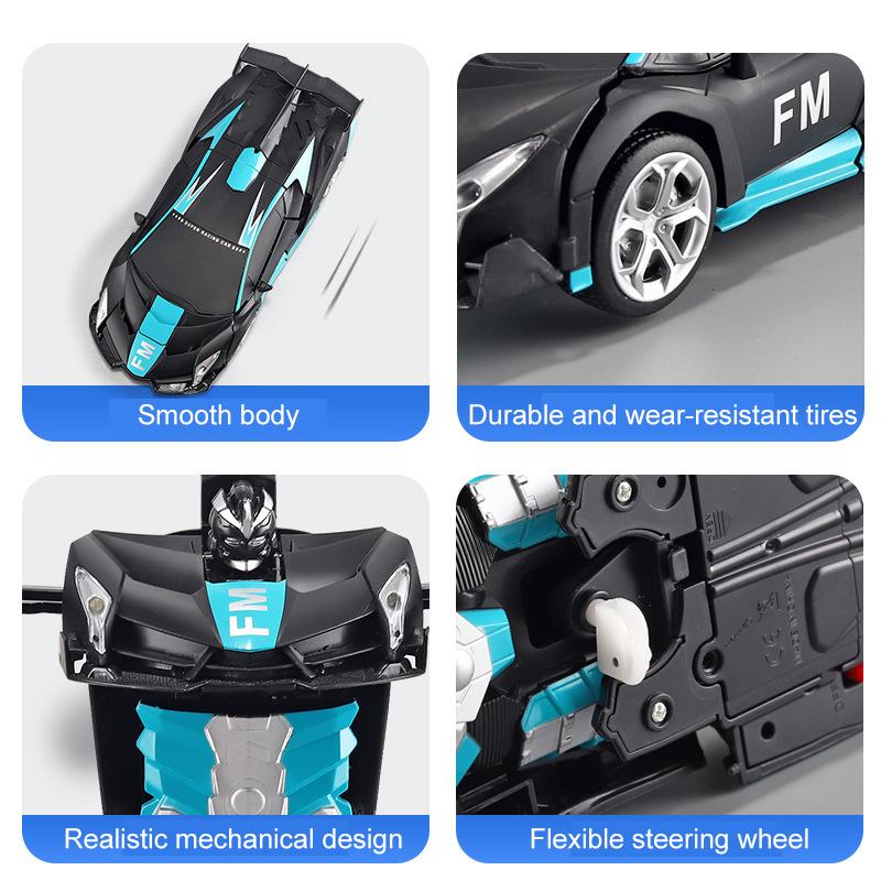 2,4 GHz Fernbedienung Transforming Auto RC Auto mit Deformation Tanzen Funktion für Kinder Cool