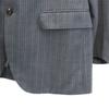 Lanvin Made In Japan Striped Pattern Wool Tailored Jacket COLLECTION Men's Used