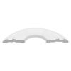 PU Medallion Ceiling Fan Light Fixtures Cover Plate 12 Round for Cracks