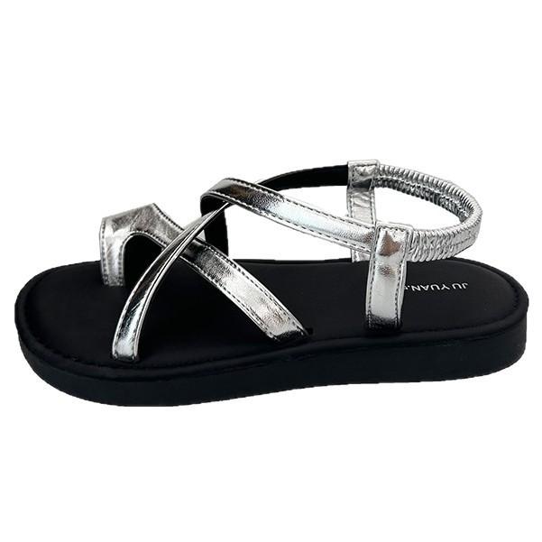 Tired feet soft soles wear uneven sandals versatile vacation casual women's 2025 new summer coat toe Roman shoes