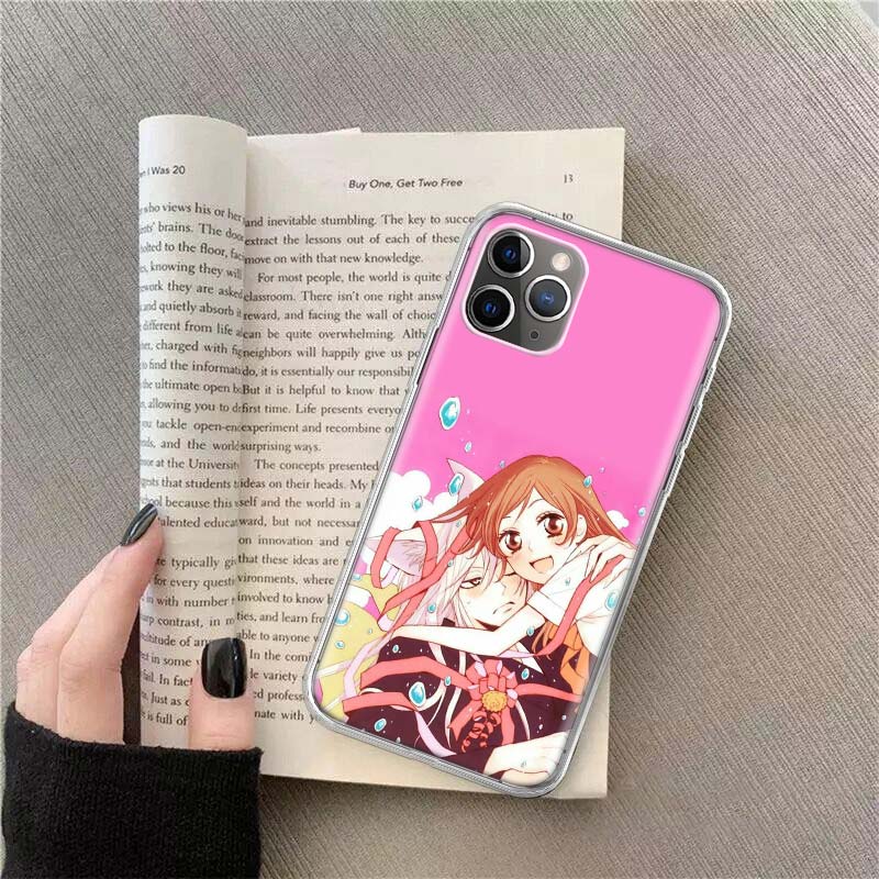 Anime Kamisama Love Kiss Handy Für Apple Iphone 12 13 Mini 15 Pro Max 11 Pro 14 Plus 16 Pro Max 16E Hülle Schale Abdeckung Klar TPU