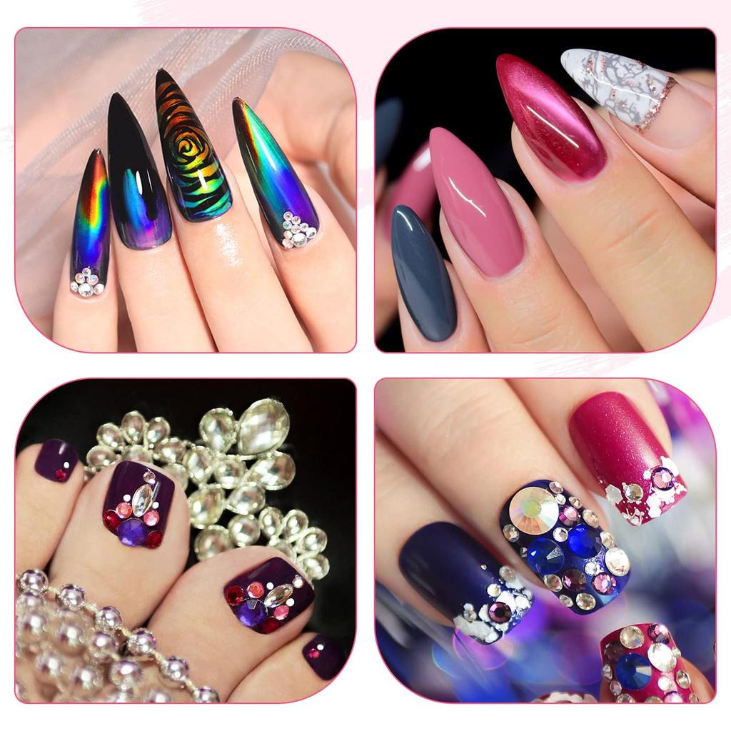 LINMANDA LED Nail Lamp with Gooseneck and Clamp Adjustable Portable UV Light for Manicure Curing Light for Salon Nail DIY Home