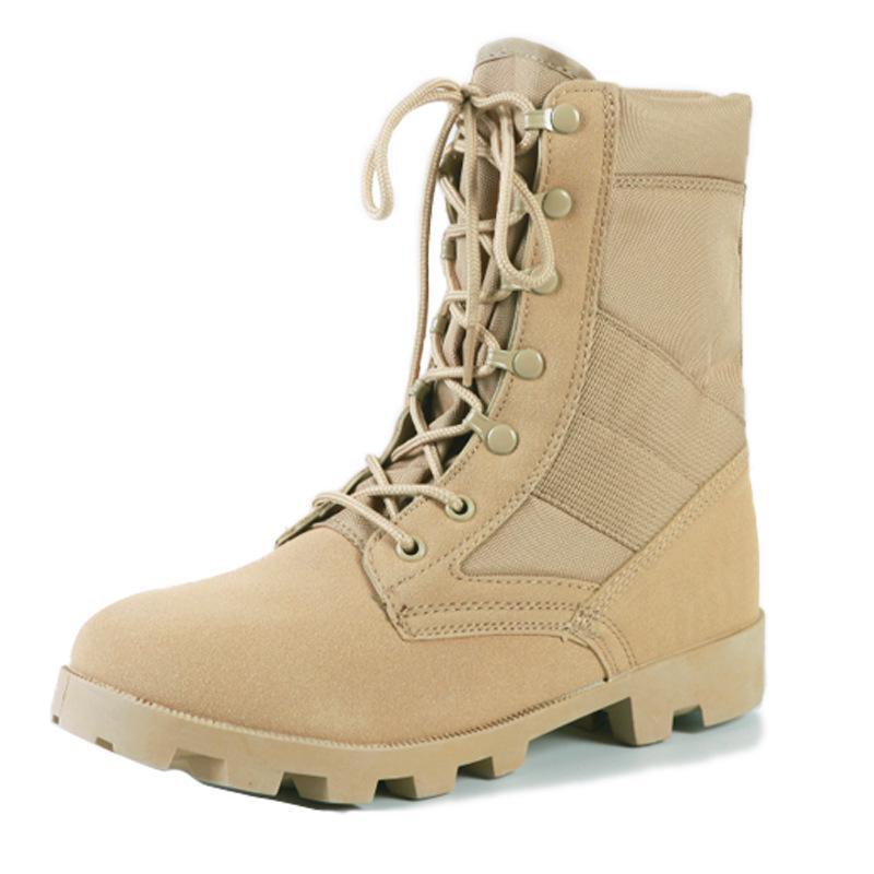 Outdoor High-Top Desert Combat Boots for Tactical Use