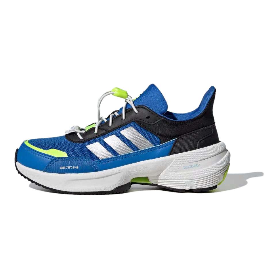 Adidas Versatile Comfortable Non-Slip Wear-Resistant Low-Top Casual Shoes Kids Casual Shoes Blue Silver JQ2990