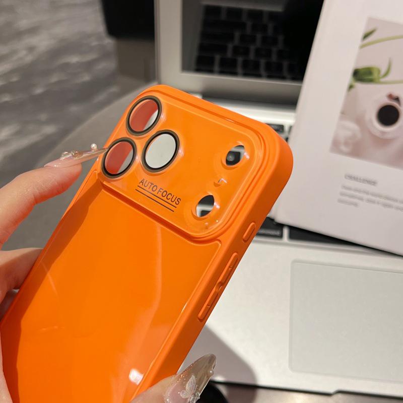 Ice Feel Glass Case for iPhone 17 Pro Max with Full Lens Protection & Advanced Anti-Drop Cover