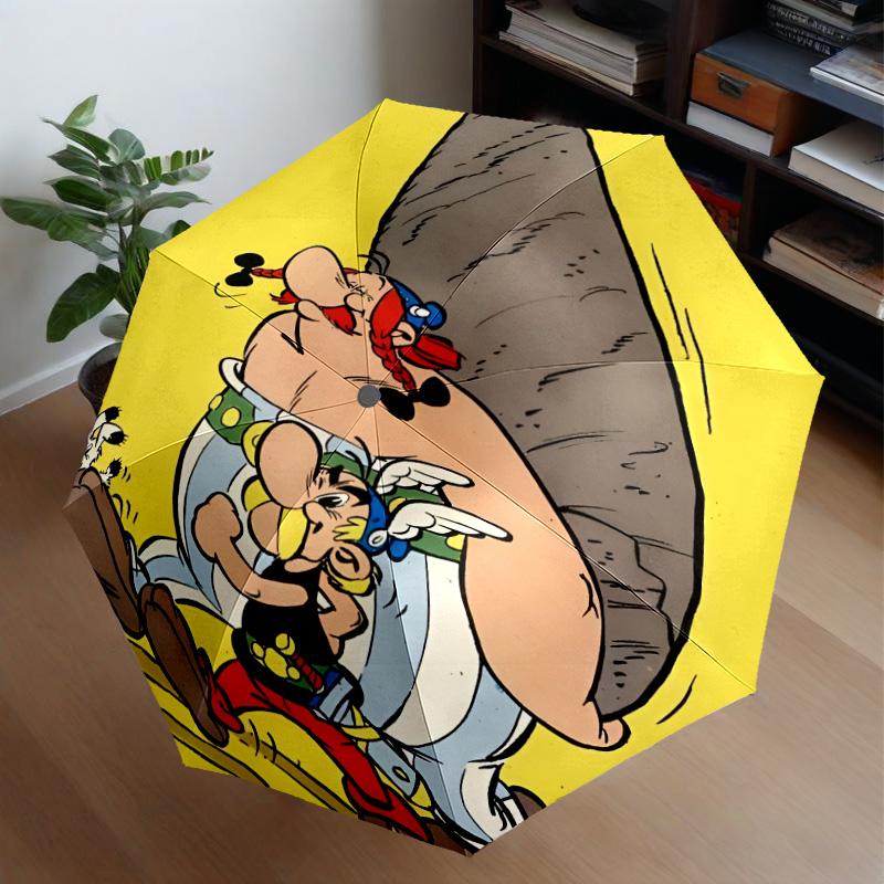 Asterix Friends Umbrella 8-Frame for Travel, Camping, Casual Lightweight Portable Umbrella, Essential for Every Family Holidays Gift