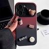 Matte Silicone Phone Case IPhone 15 14 13 Pro Max With Gradient Window 3D Bear Design Anti-Slip Shockproof Full Cover