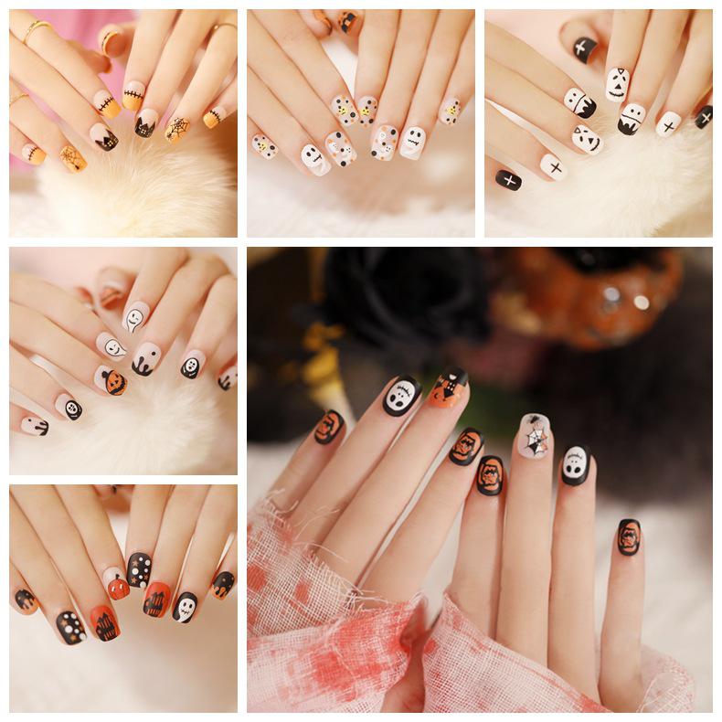 Halloween Nail Art Collection: Wearable Finished False Nails Patches