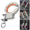 Strong Nylon Cable Guide Pulley 65mm Wide Opening Smooth Roller 330 Degree Rotation Strong for Bridge Installation