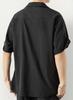Sleeve Waist Shirt for Summer Large Black With Quick Spring High School Everyday [Bligo] 5/8 Men, Clothes, Size, T-Shirt, Pockets, Thin, Breathable,