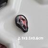 Delicate Skull Bat Hair Clip For A Quirky Halloween Look Resin Hallowmas Costume Details Suitable For Various Occasion