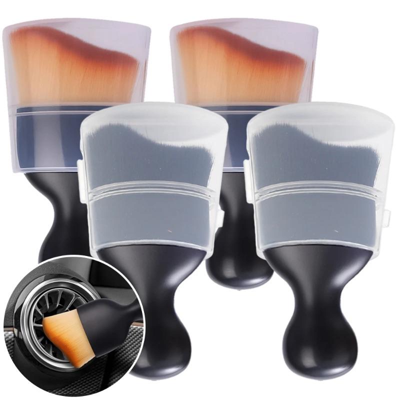 Detailing Car Cleaning Brush Interior Air Vent Super Soft Cleaning Tool With Casing Car Crevice Dusting Brushes