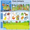 Montessori Magnetic Puzzle Games for Boy Girl Kids Travel Busy Quiet Book Wooden Magnet Jigsaw Puzzle Educational Toys 3 4 5 Y